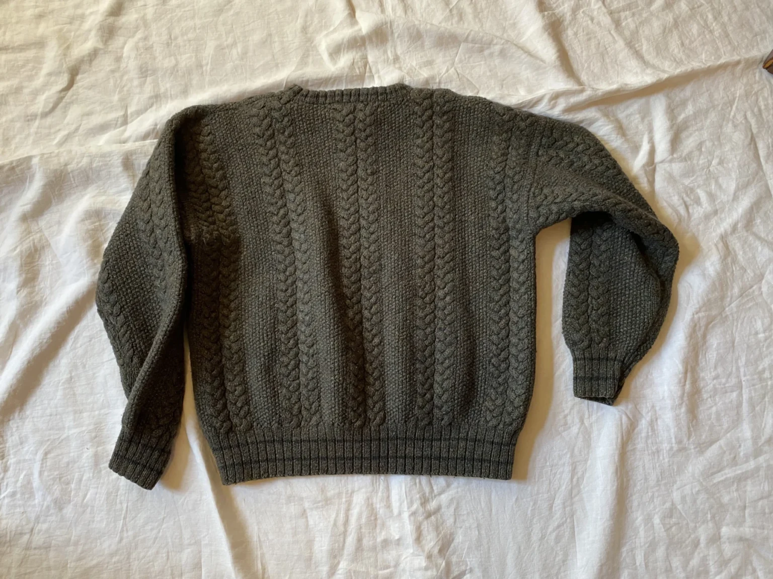 Image for Green woollen jumper