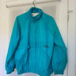 Featured thumbnail for Turquoise blue waterproof jacket