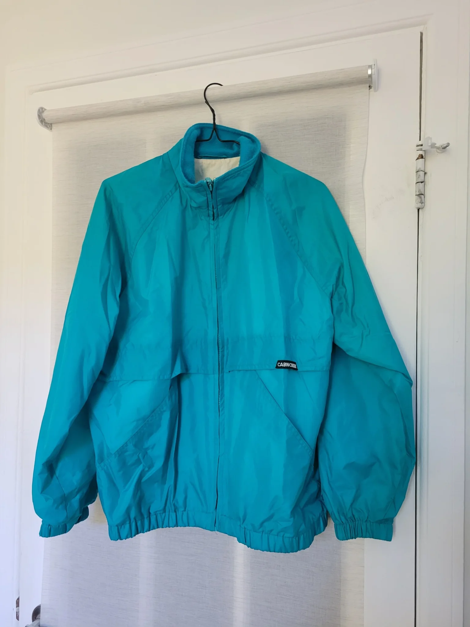Featured image for Turquoise blue waterproof jacket