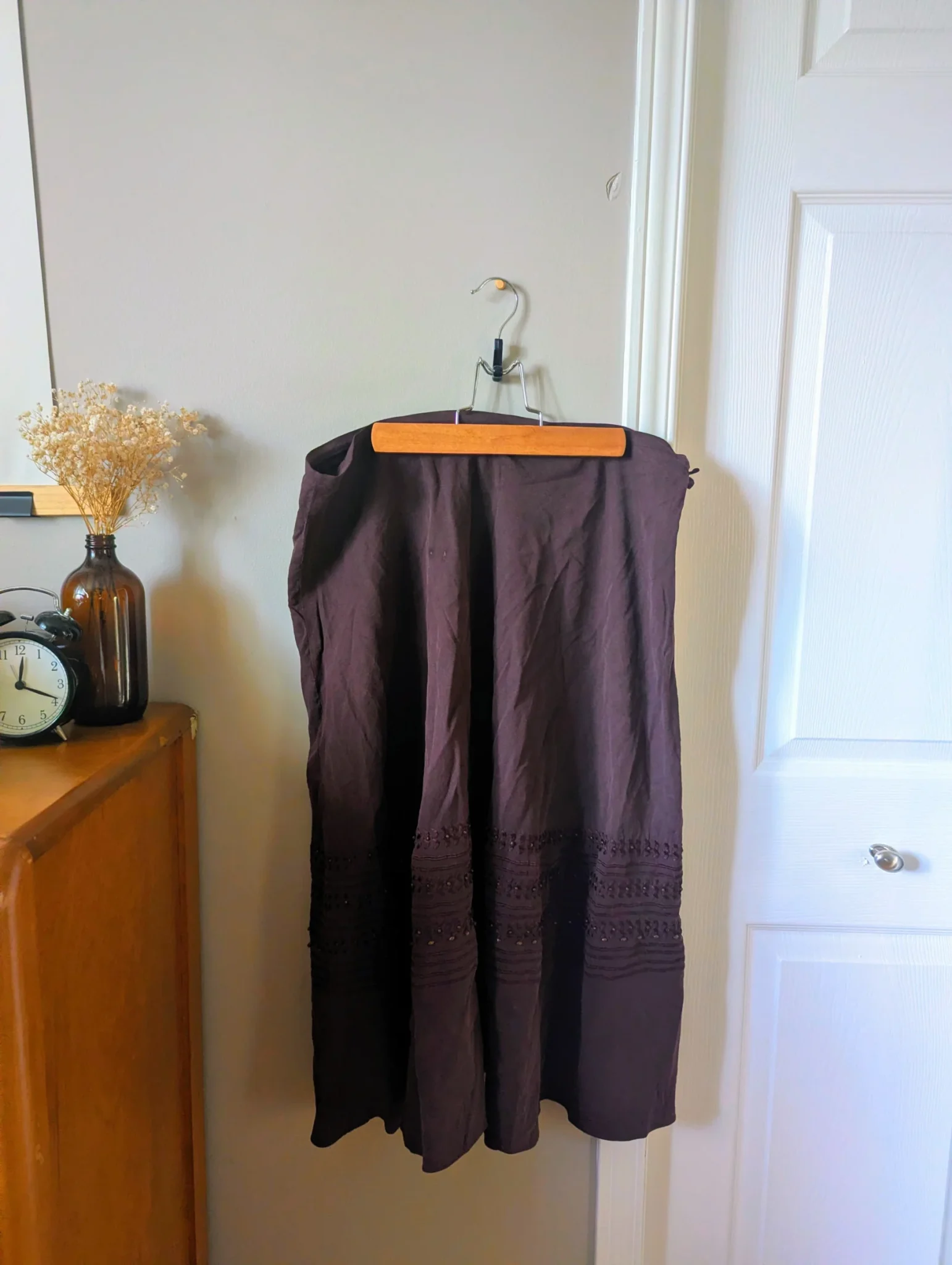 Featured image for Silk and linen skirt