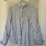 Thumbnail for Blue striped linen shirt