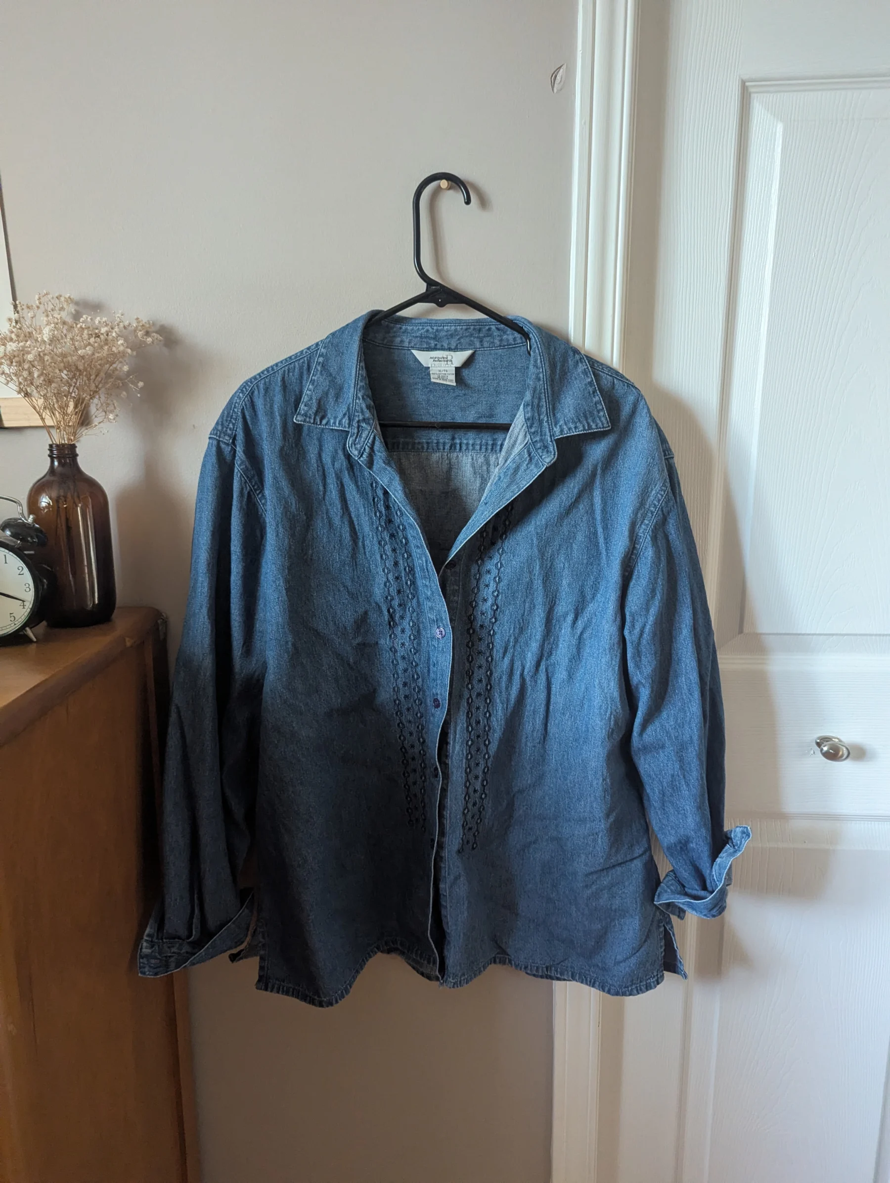 Denim shirt with embroidery *Other seconde main