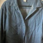 Thumbnail for Denim shirt with embroidery