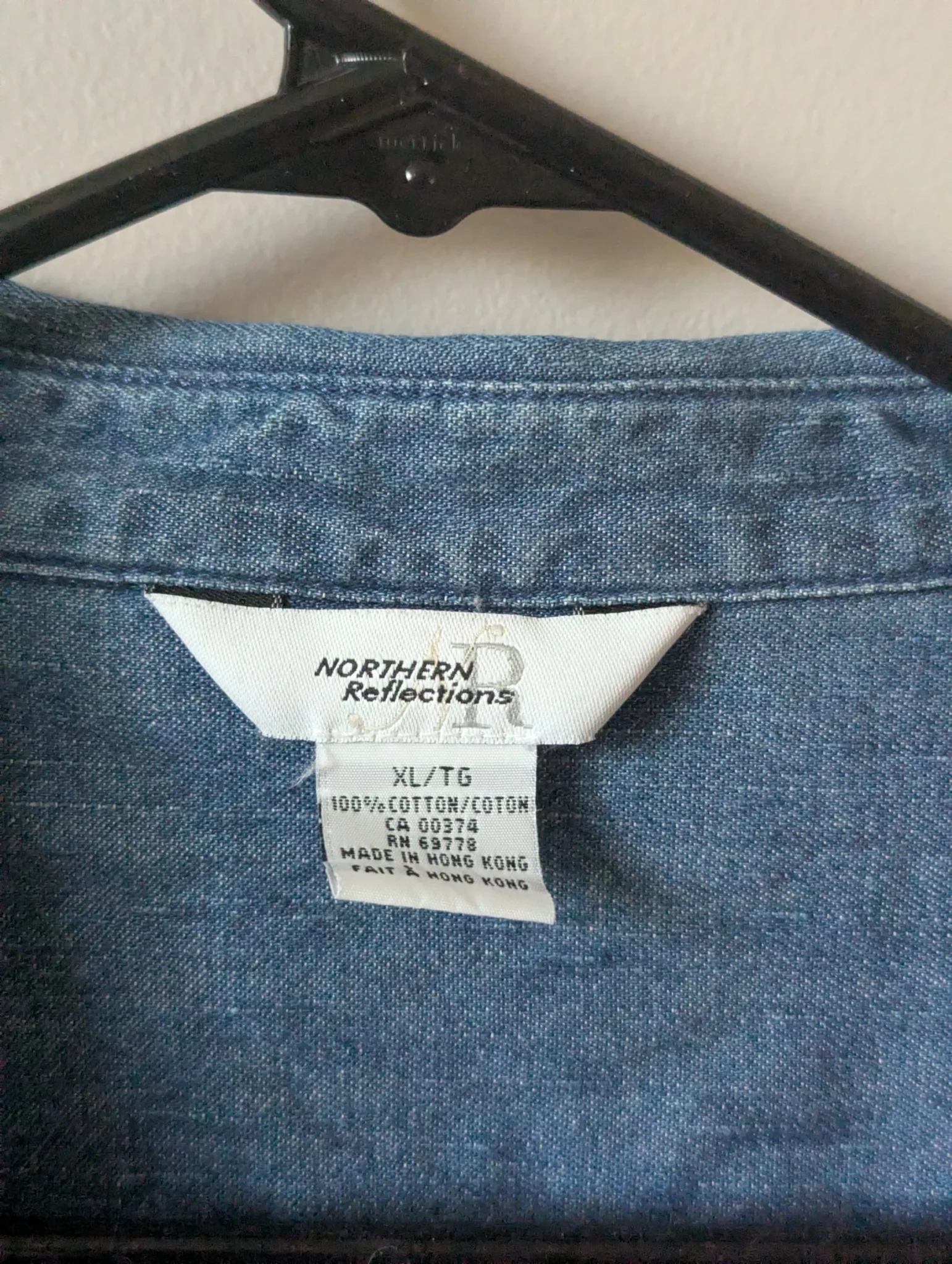 Image for Denim shirt with embroidery