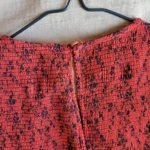 Thumbnail for Long dress with a black floral print