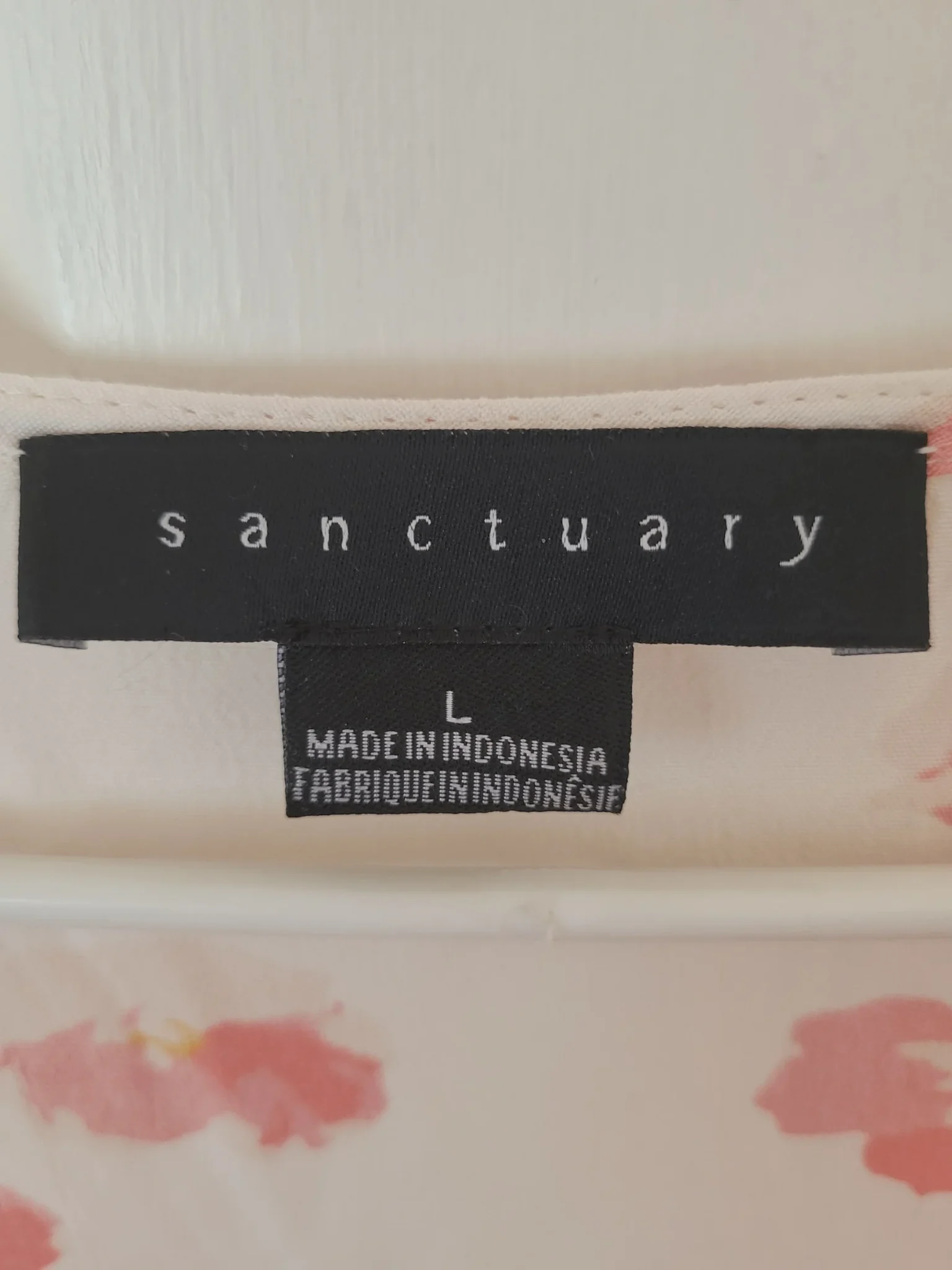Image for Blouse Sanctuary cache coeur féminine beige rose