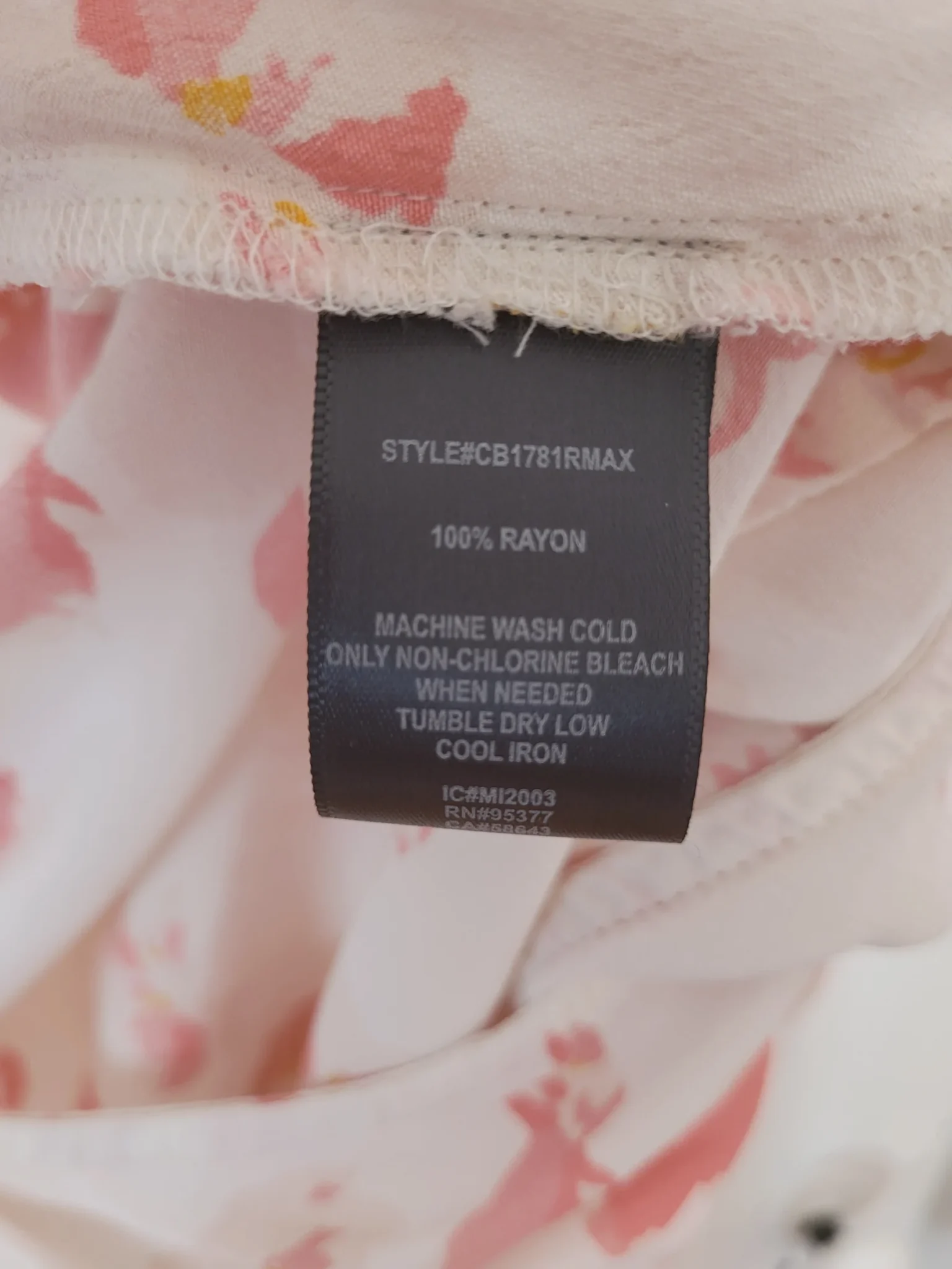 Image for Blouse Sanctuary cache coeur féminine beige rose