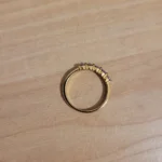 Thumbnail for Twenty Compass Gem Ring in gold and lilac