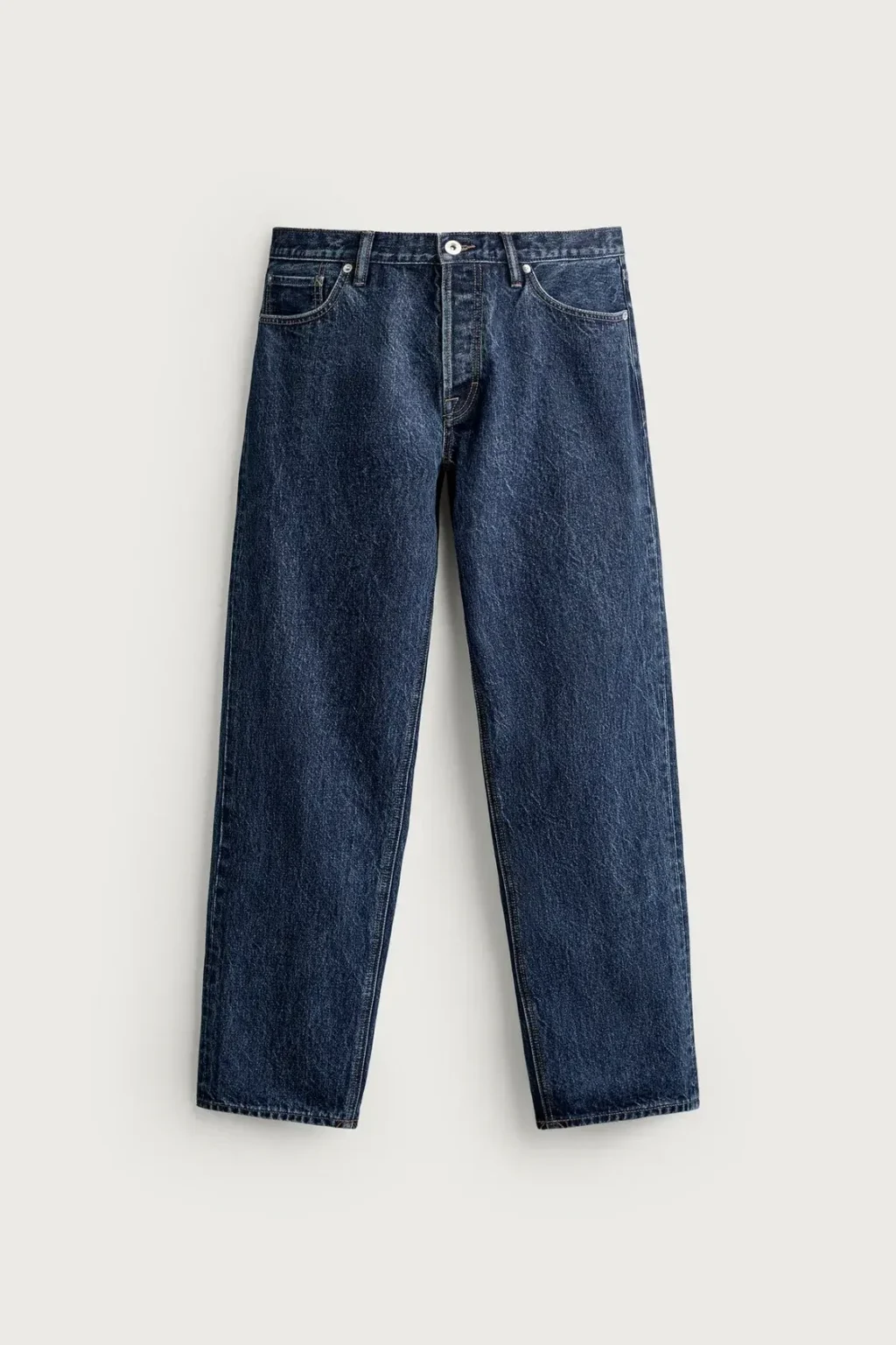Image for Zara Mid Rise Straight Leg Jeans