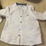 Featured thumbnail for Blouse « sur chemise ou chemise » 9-12 mois bébé unisexe