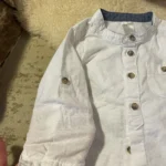 Thumbnail for Blouse « sur chemise ou chemise » 9-12 mois bébé unisexe