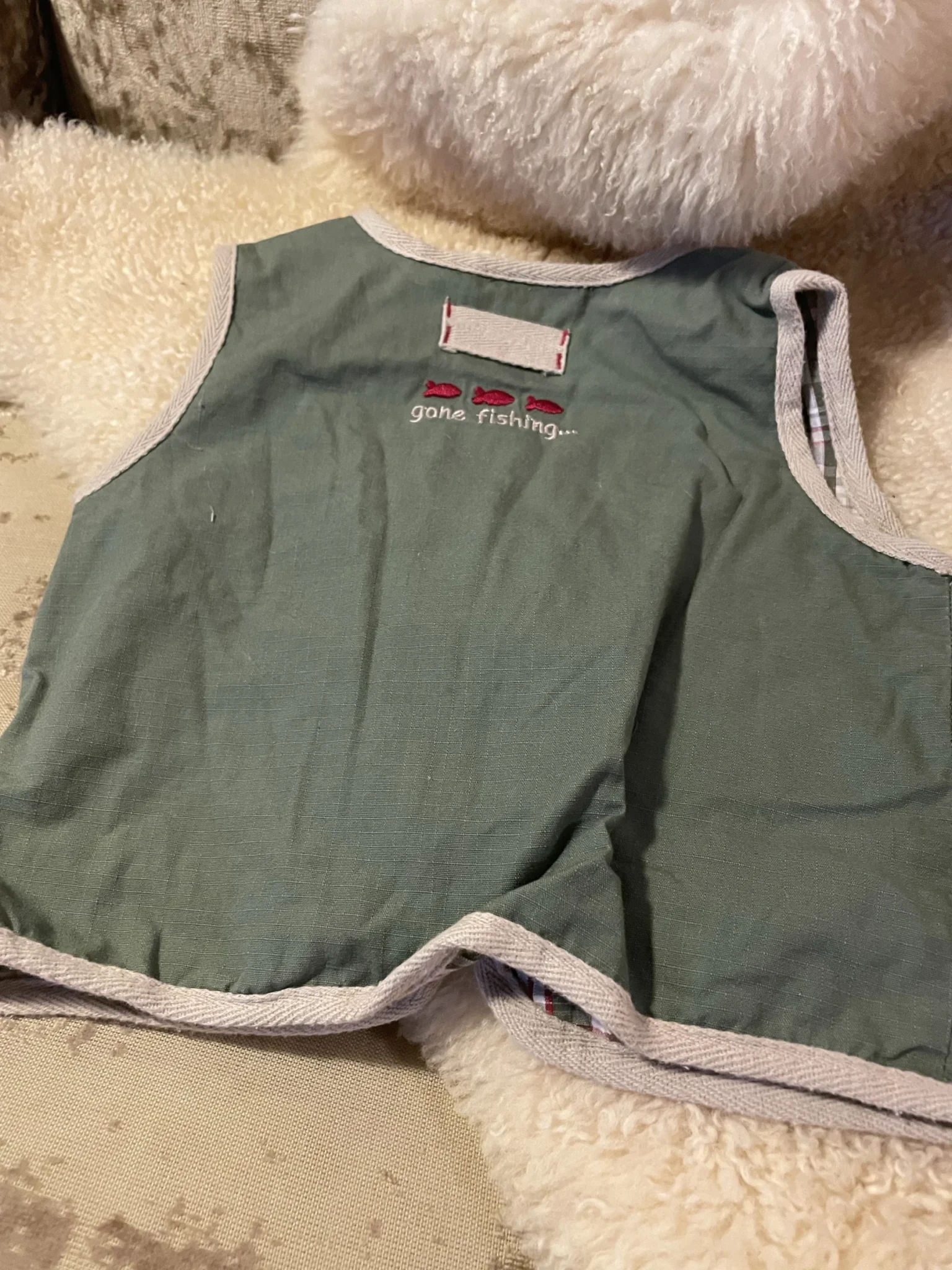 Image for Lightweight sleeveless coat for 12-month-olds