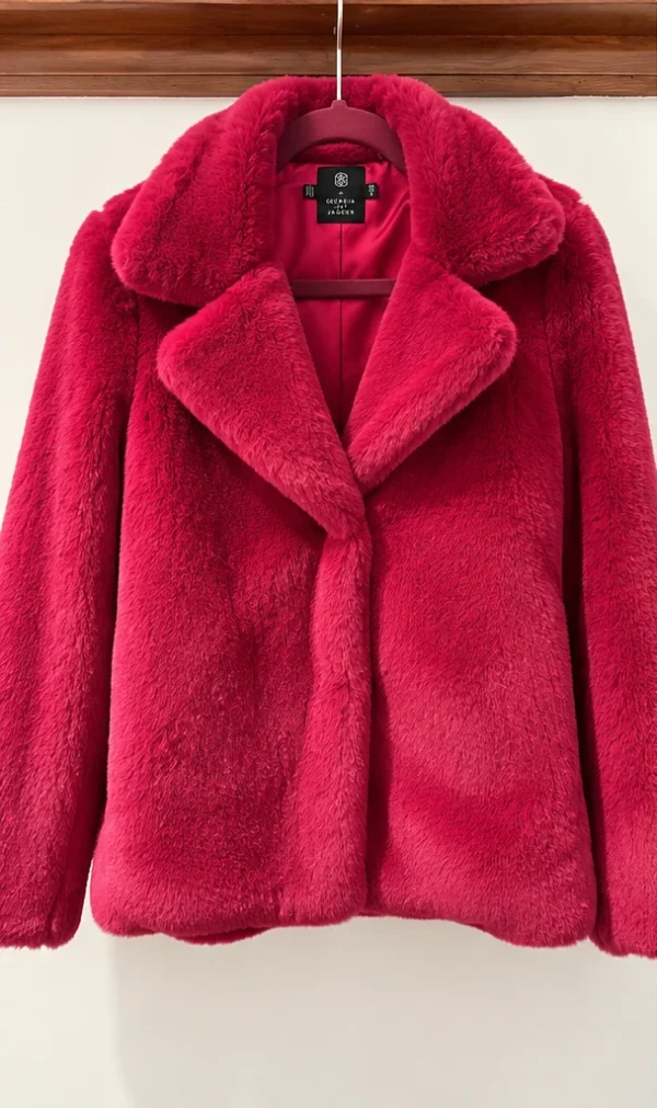 Featured image for VOLCOM x GEORGIA MAY JAGGER | 2018 capsule collection | Fuchsia coat, size XS 💗