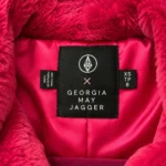 Thumbnail for VOLCOM x GEORGIA MAY JAGGER | 2018 capsule collection | Fuchsia coat, size XS 💗