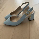 Thumbnail for New pale blue high-heeled shoes by Jones New York