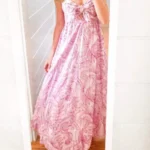 Thumbnail for Robe Lilly Pulitzer Sabrinah Rose mauve et blanche taille 12