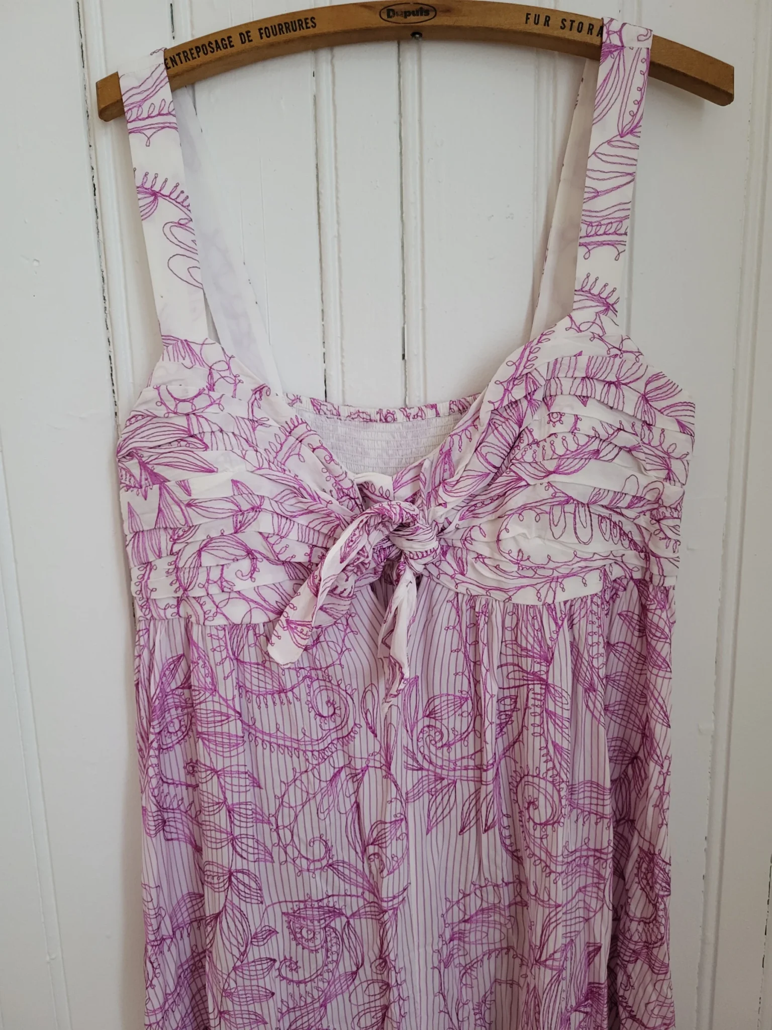 Image for Robe Lilly Pulitzer Sabrinah Rose mauve et blanche taille 12