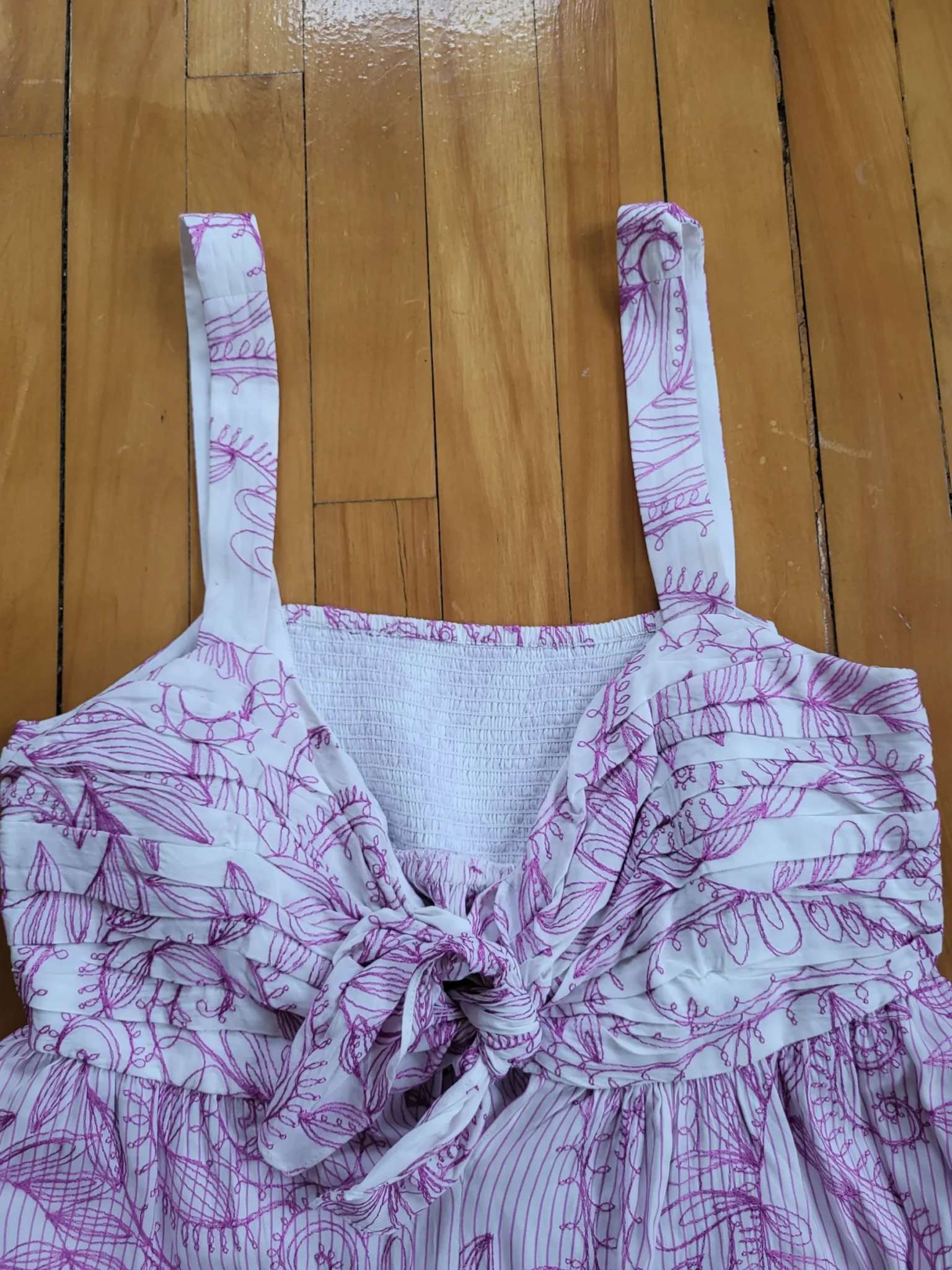 Image for Robe Lilly Pulitzer Sabrinah Rose mauve et blanche taille 12