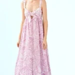 Thumbnail for Robe Lilly Pulitzer Sabrinah Rose mauve et blanche taille 12