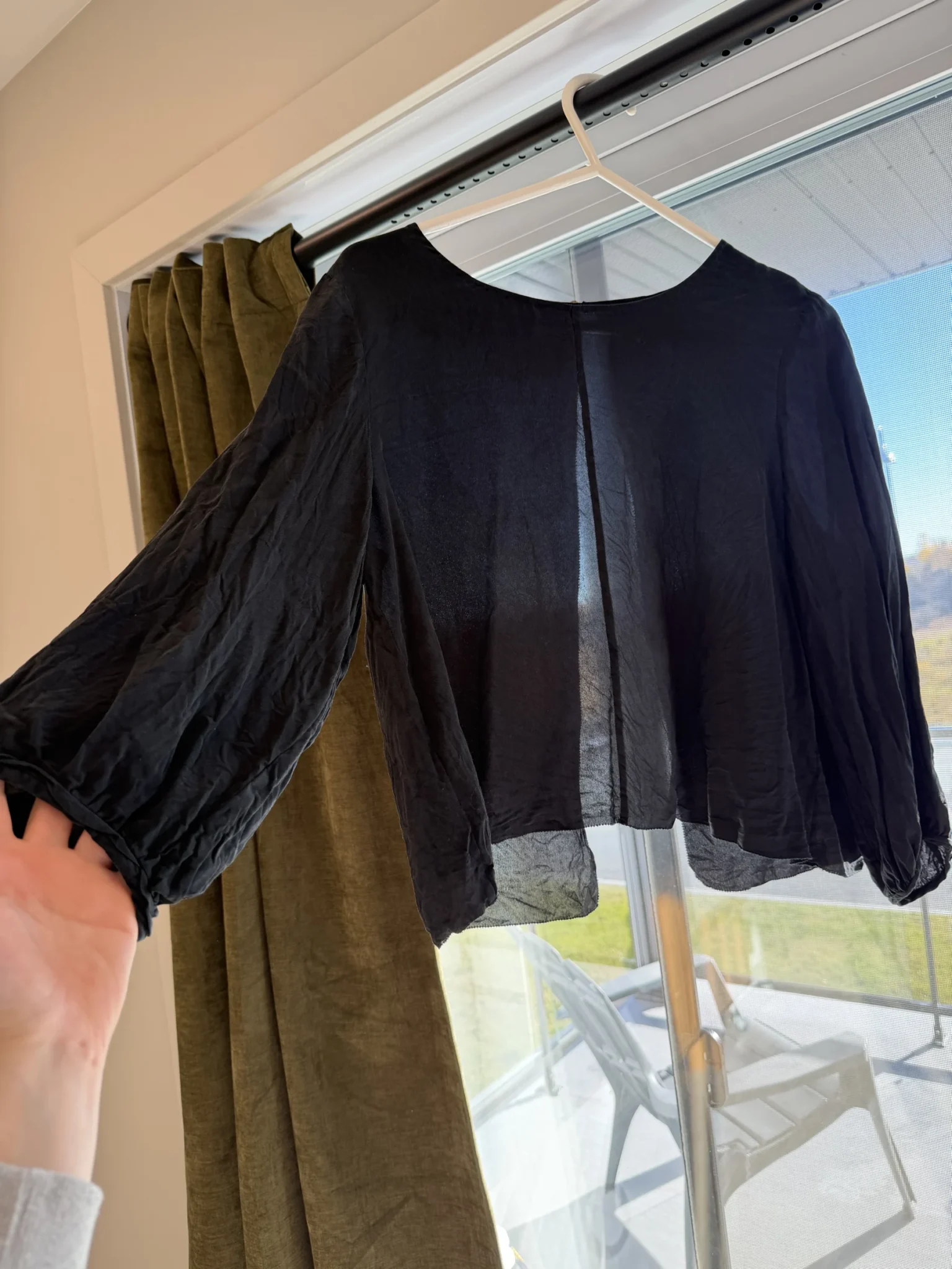 Image for Wilfred open-back jumper, 100% SILK