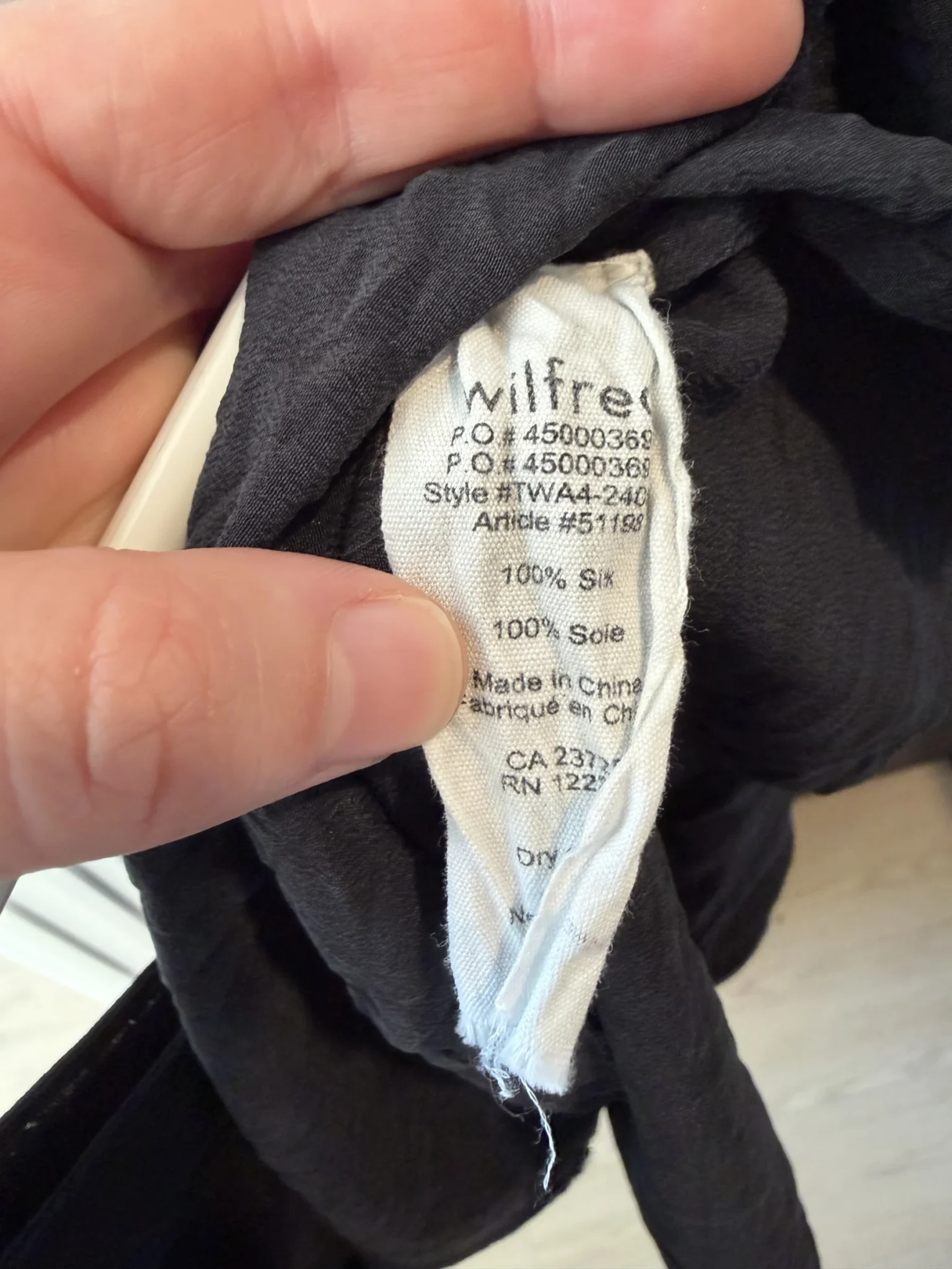 Image for Wilfred open-back jumper, 100% SILK