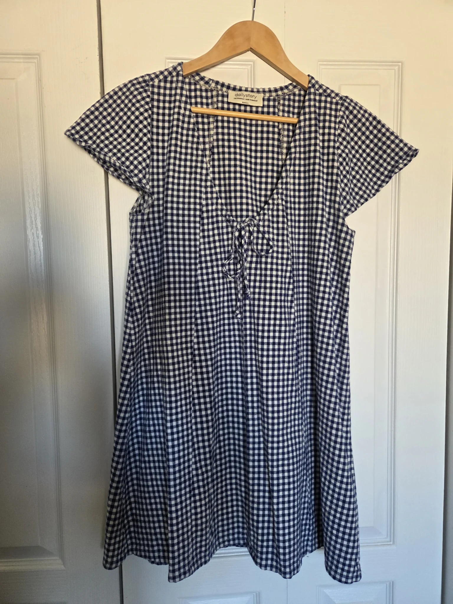 Featured image for Robe Vichy modèle Alix coton bio