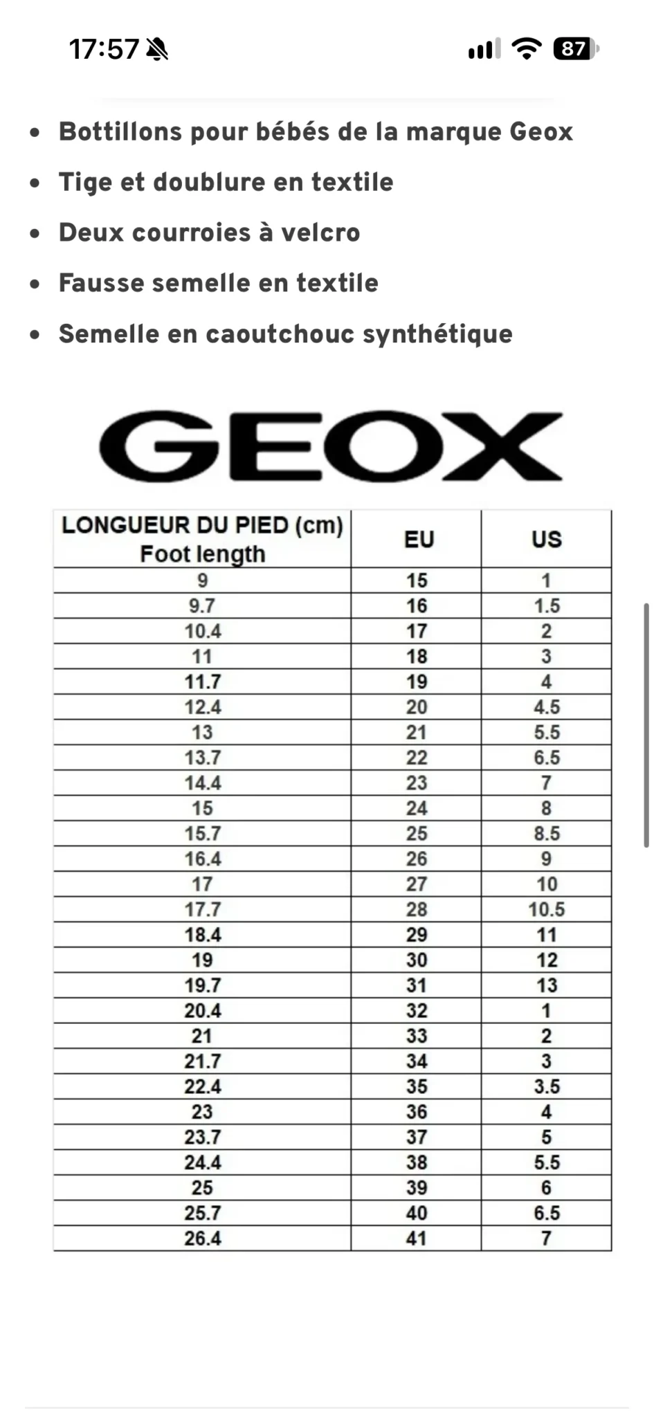 Image for Chaussure Geox Mickey grandeur 23 (7us)