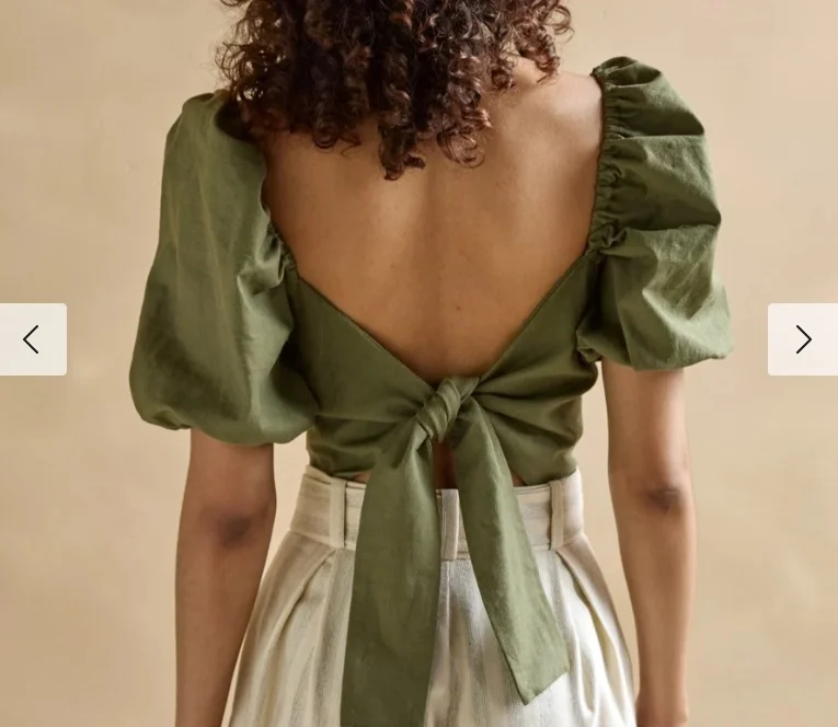 Image for Top manches bouffantes Aurore *neuf*