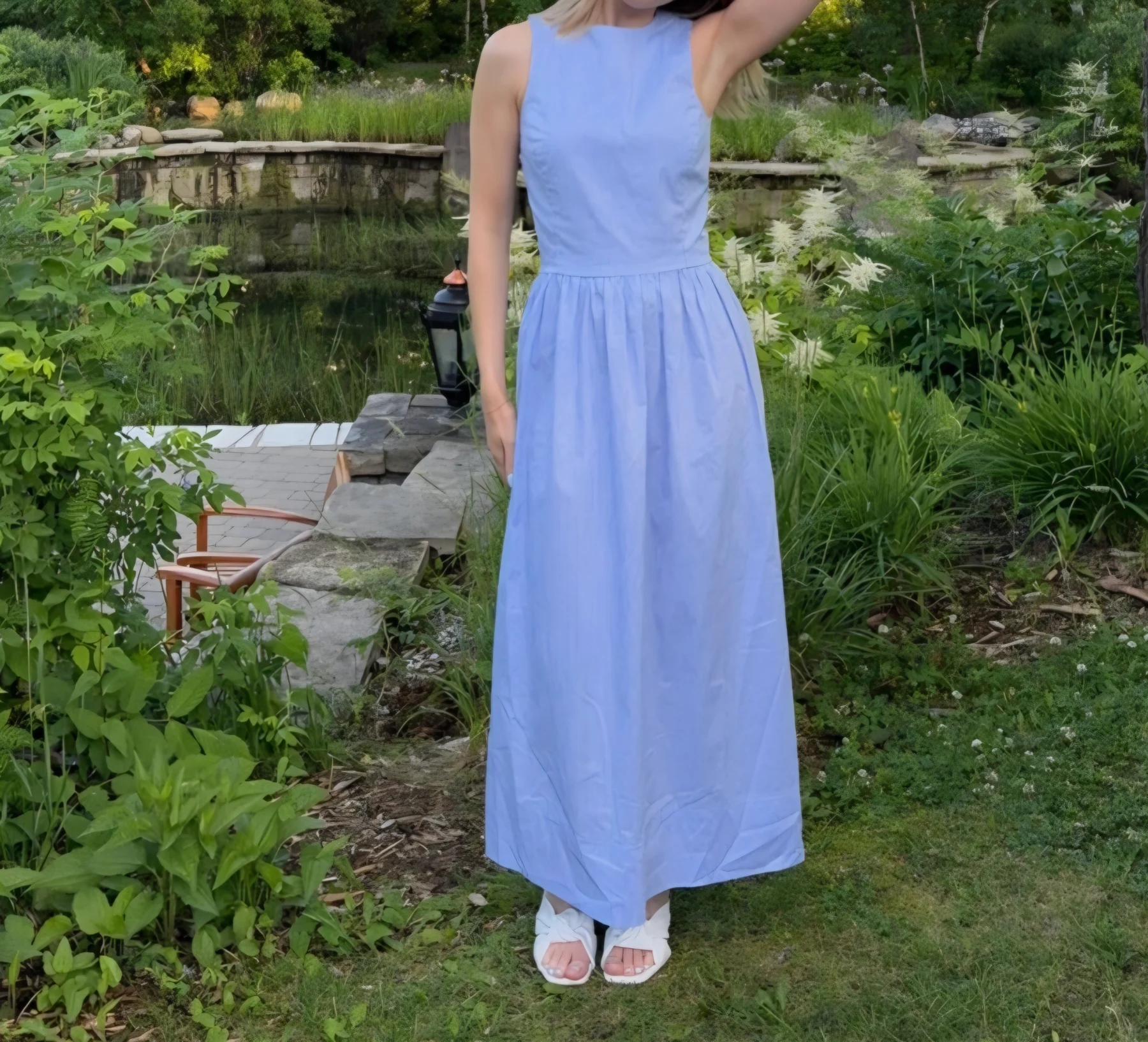 Robe maxi à rayures *neuve* Mimz seconde main