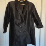 Thumbnail for Robe veston satinée