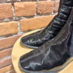 Thumbnail for Bottes à talon haut L’intervalle cuir vernis noir