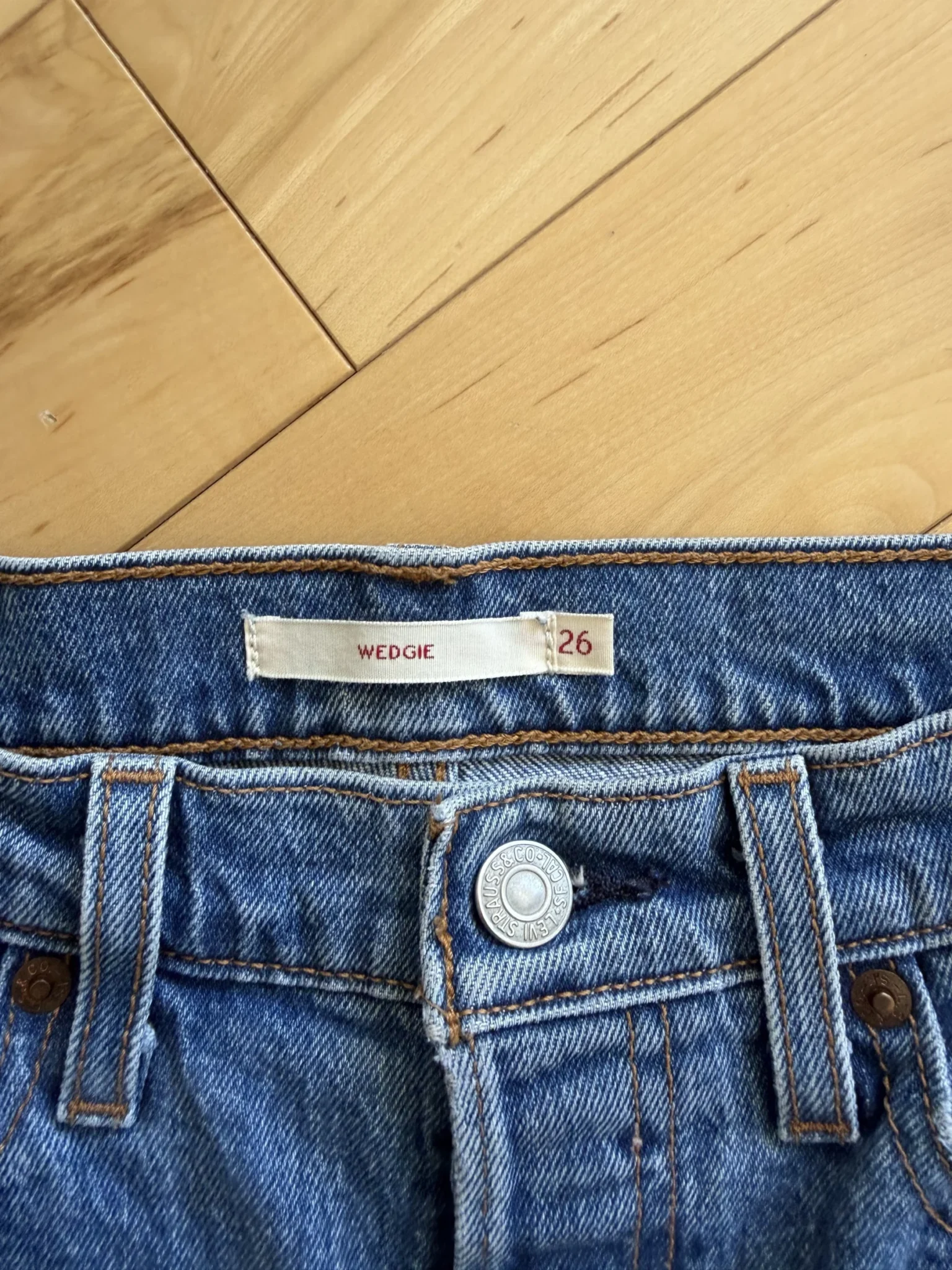 Image for Jean Levi’s Wedgie taille 26 bleu femme