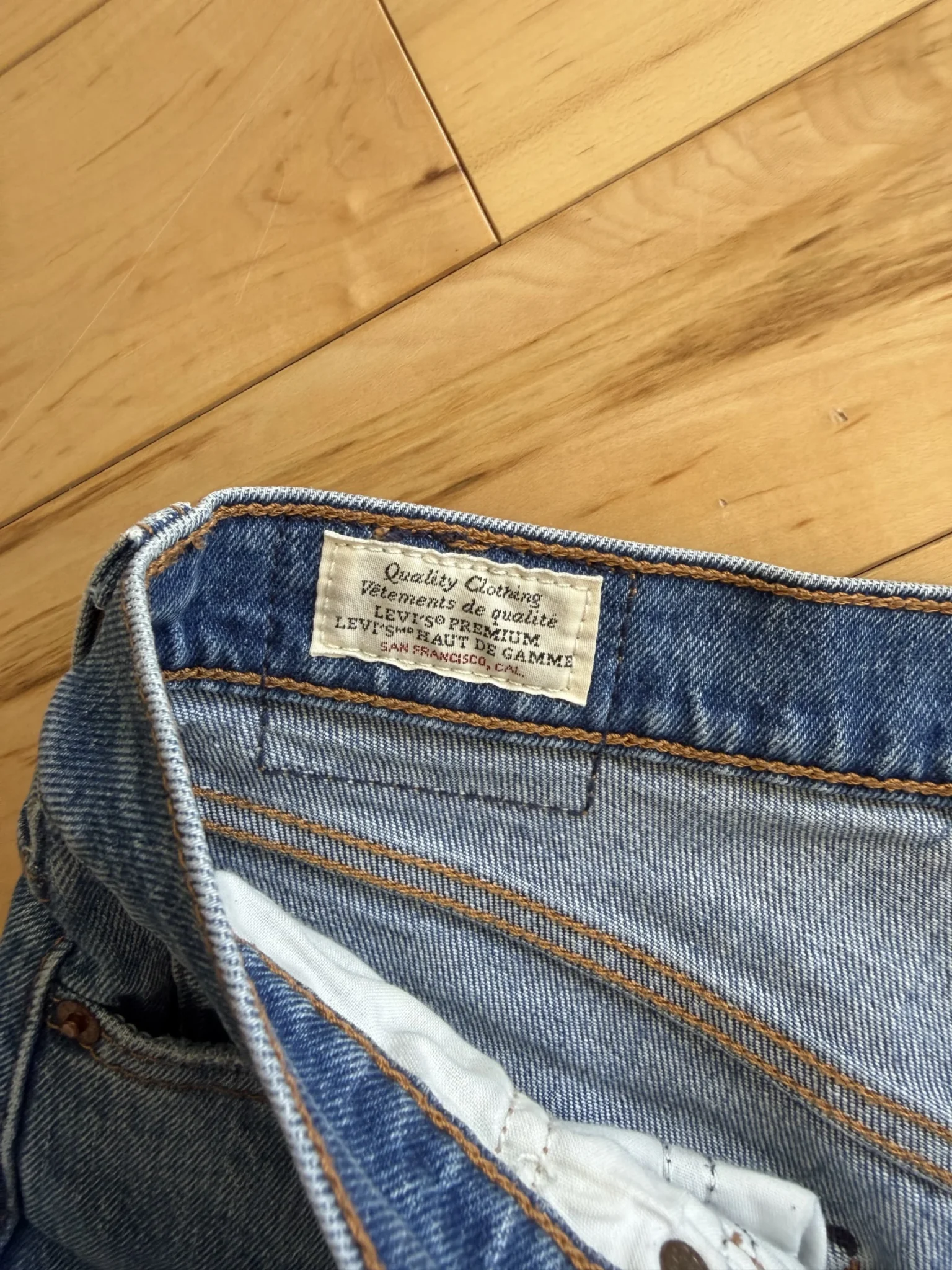 Image for Jean Levi’s Wedgie taille 26 bleu femme