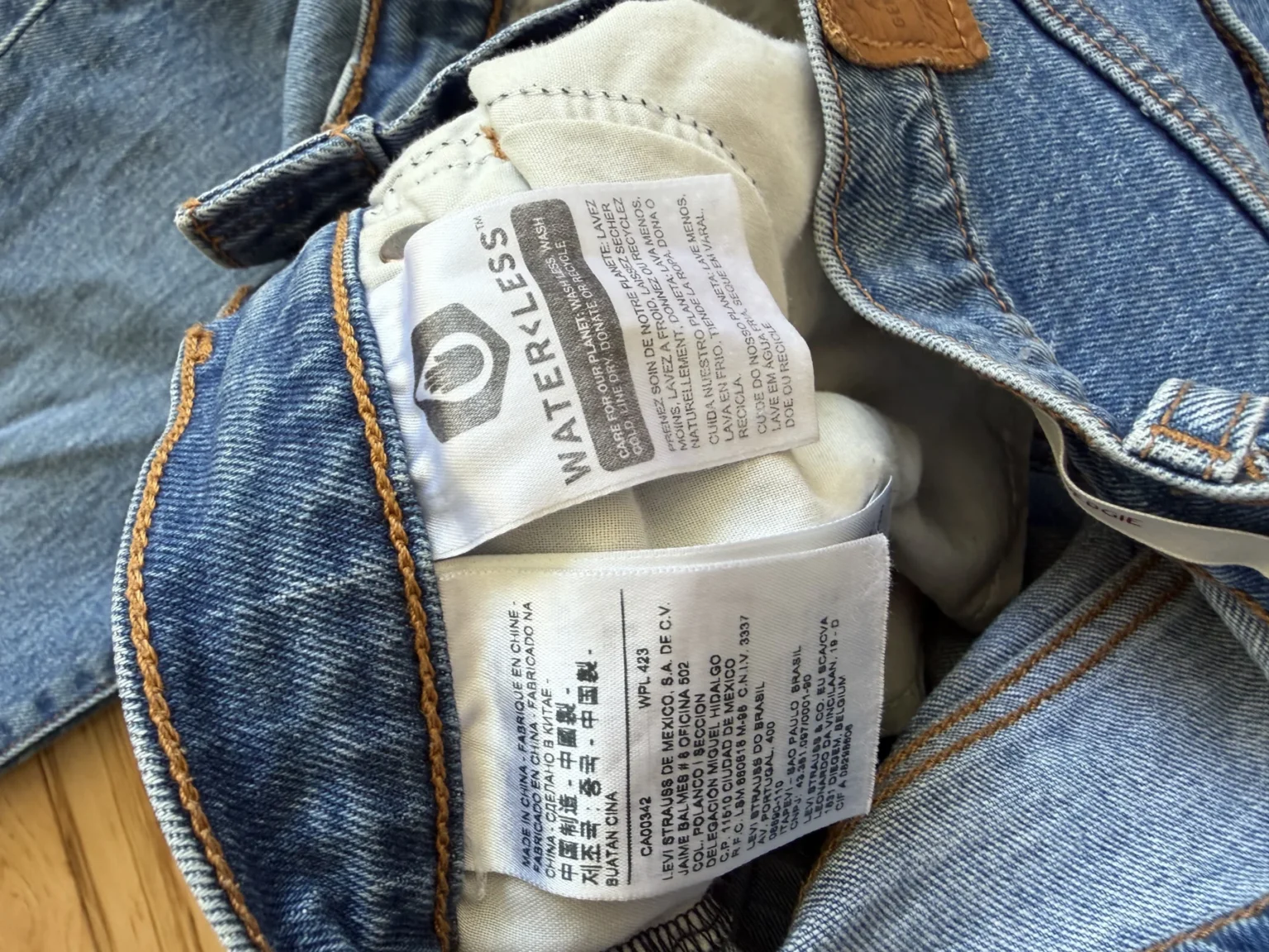 Image for Jean Levi’s Wedgie taille 26 bleu femme