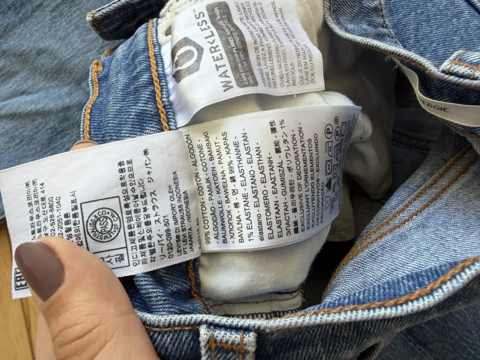 Image for Jean Levi’s Wedgie taille 26 bleu femme