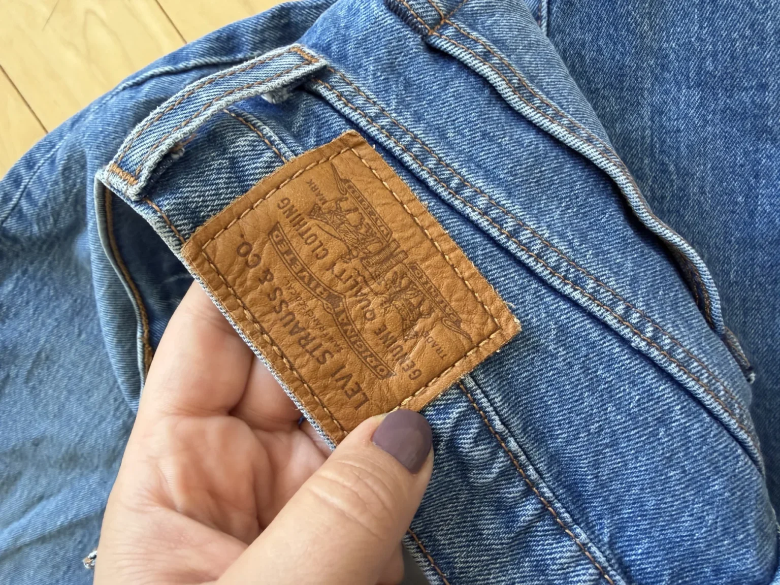 Image for Jean Levi’s Wedgie taille 26 bleu femme
