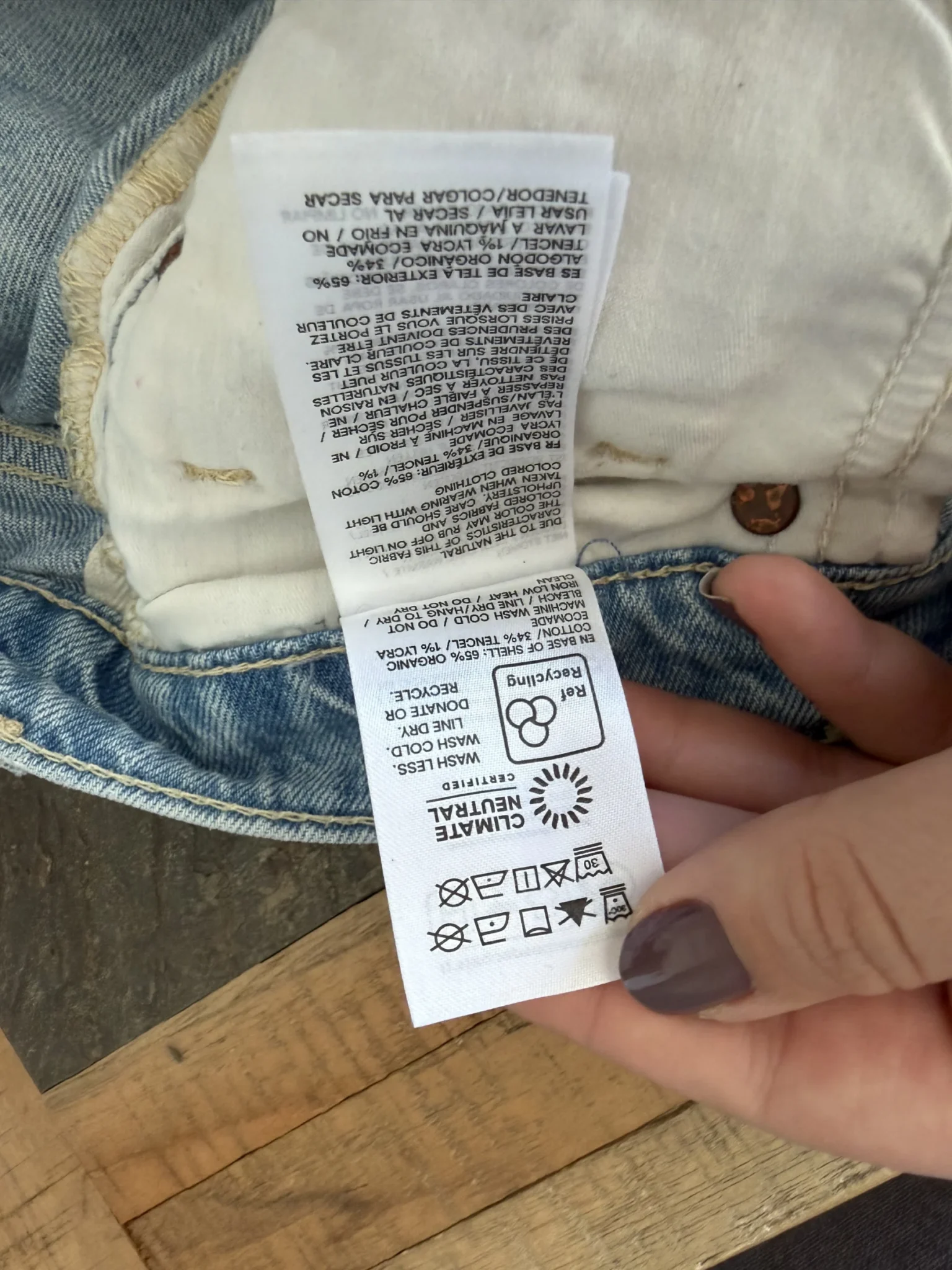 Image for Jean Reformation x Devon Lee Carlson Kenny Low-Rise Bootcut Jeans, size 25
