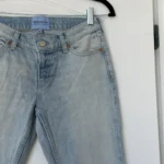 Thumbnail for Jean Reformation x Devon Lee Carlson Kenny Low-Rise Bootcut Jeans, size 25