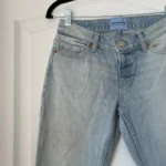 Thumbnail for Jean Reformation x Devon Lee Carlson Kenny Low-Rise Bootcut Jeans, size 25