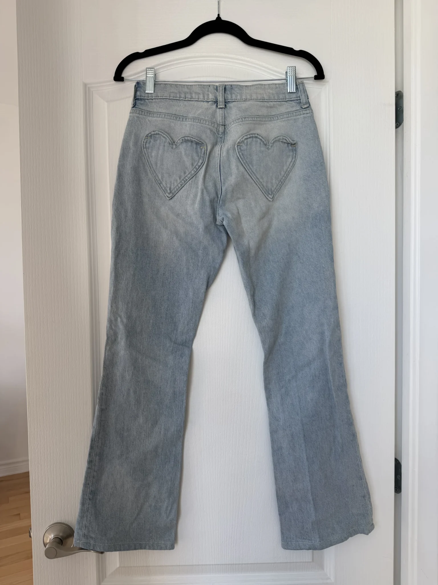 Image for Jean Reformation x Devon Lee Carlson Kenny Low-Rise Bootcut Jeans, size 25