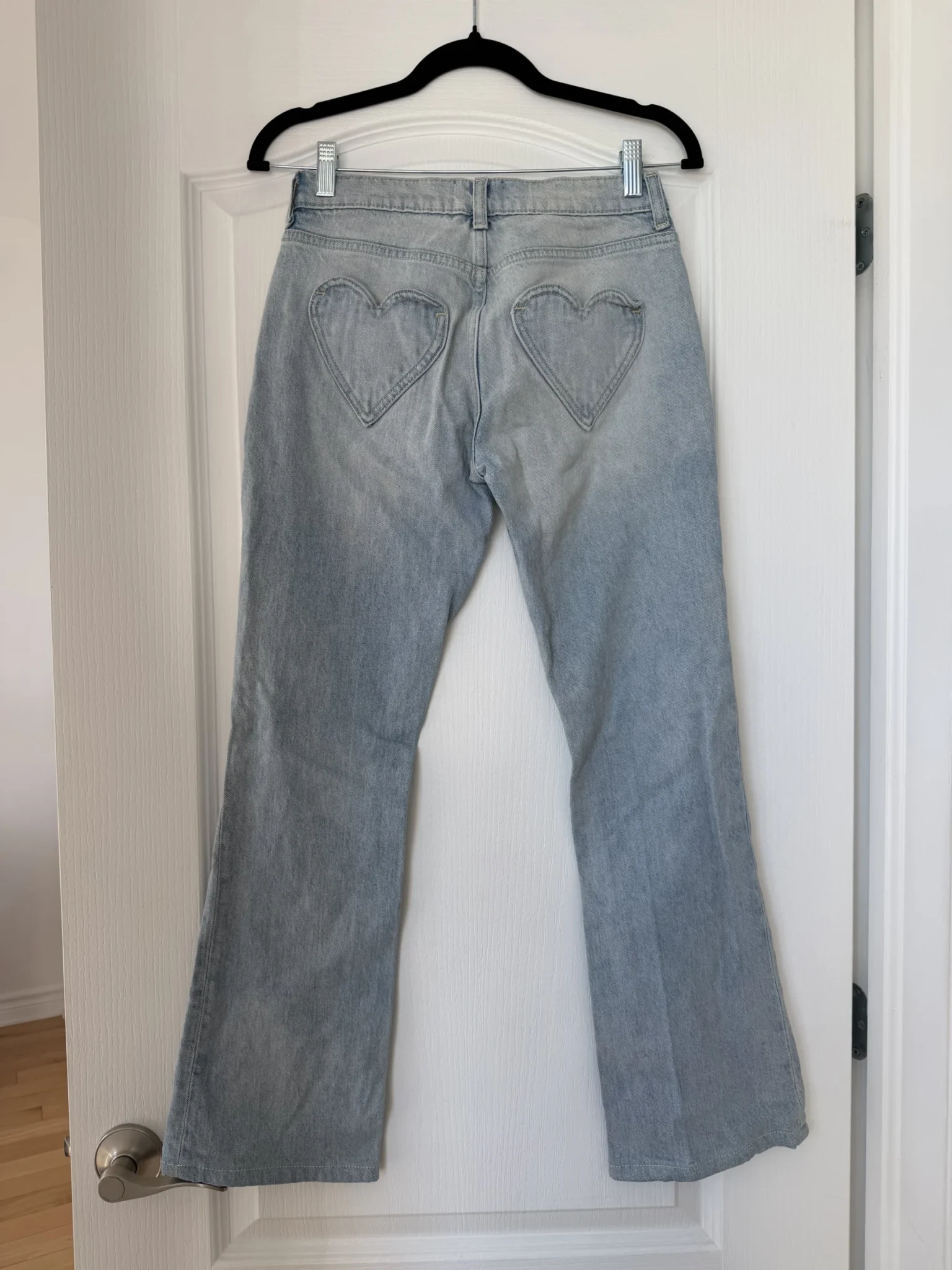 Image for Jean Reformation x Devon Lee Carlson Kenny Low-Rise Bootcut Jeans, size 25