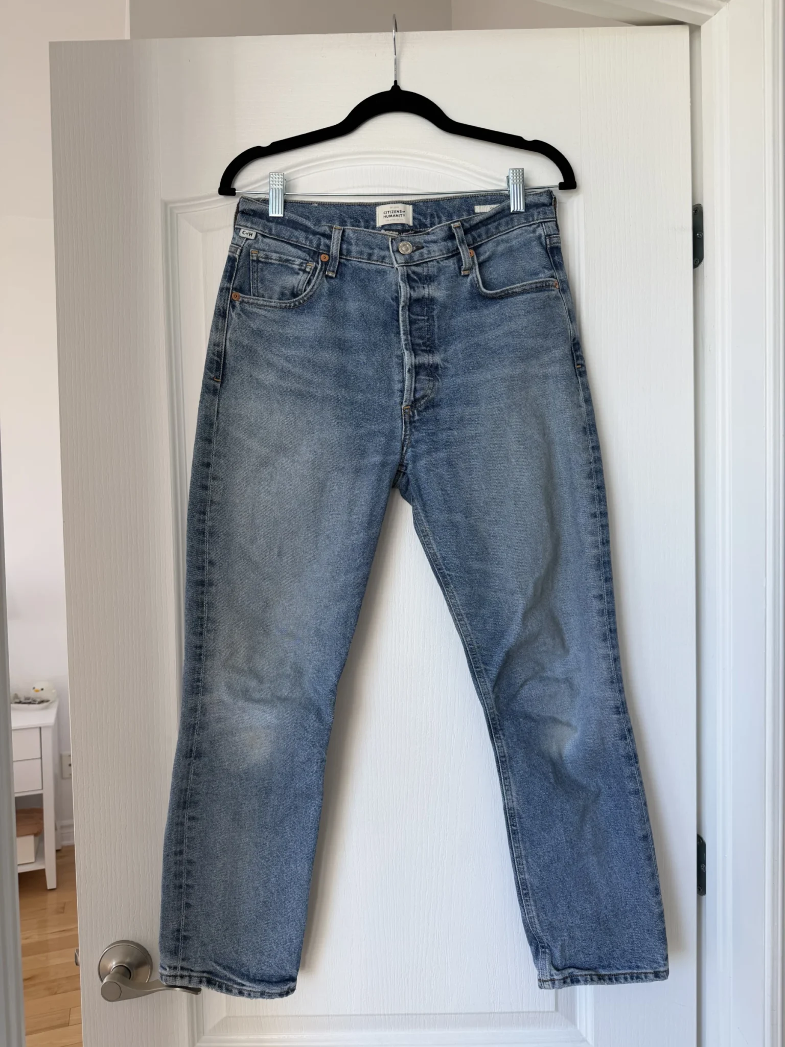 Image for Citizens of Humanity Charlotte Crop jeans, size 27, light blue
