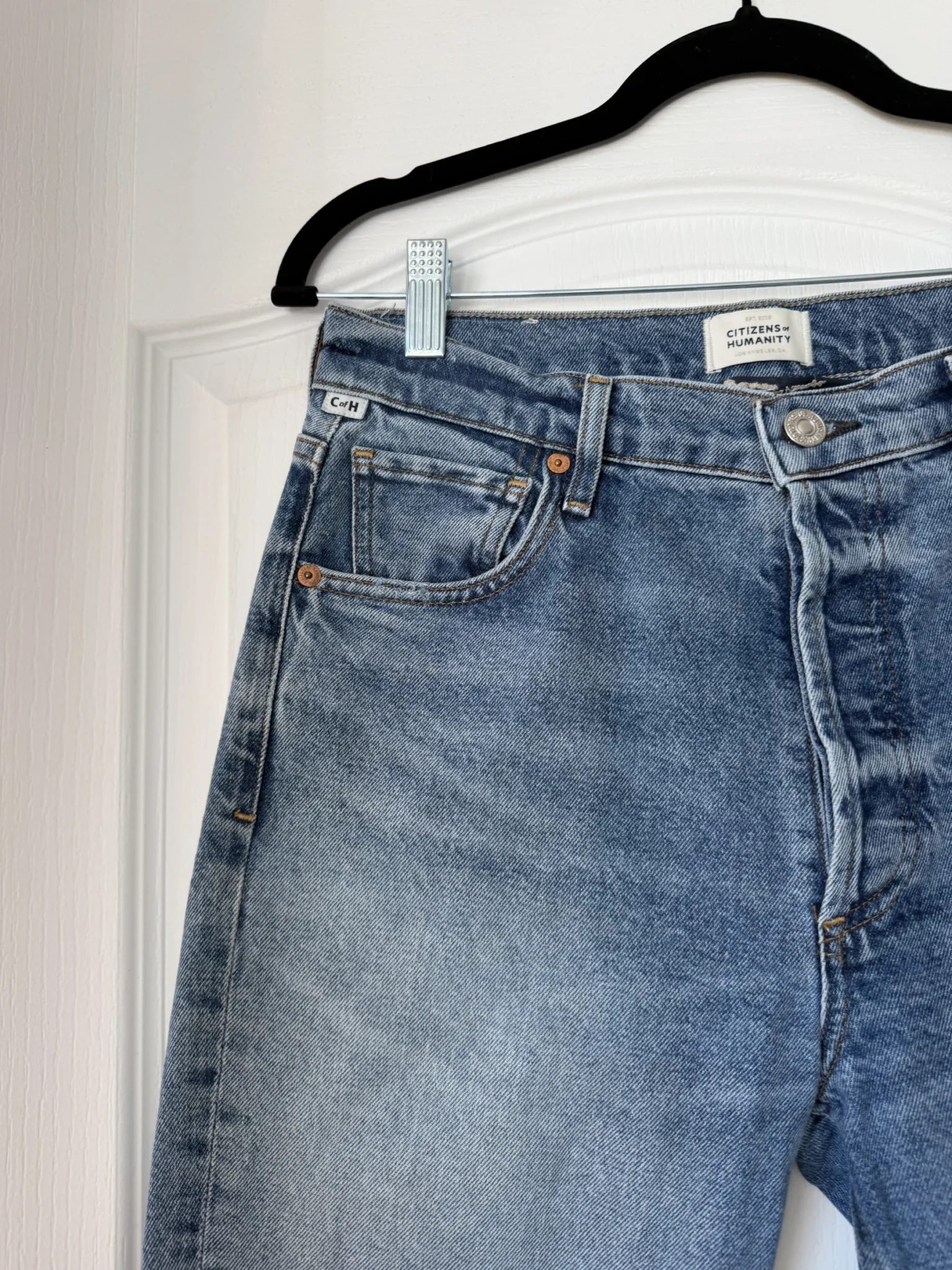 Image for Citizens of Humanity Charlotte Crop jeans, size 27, light blue
