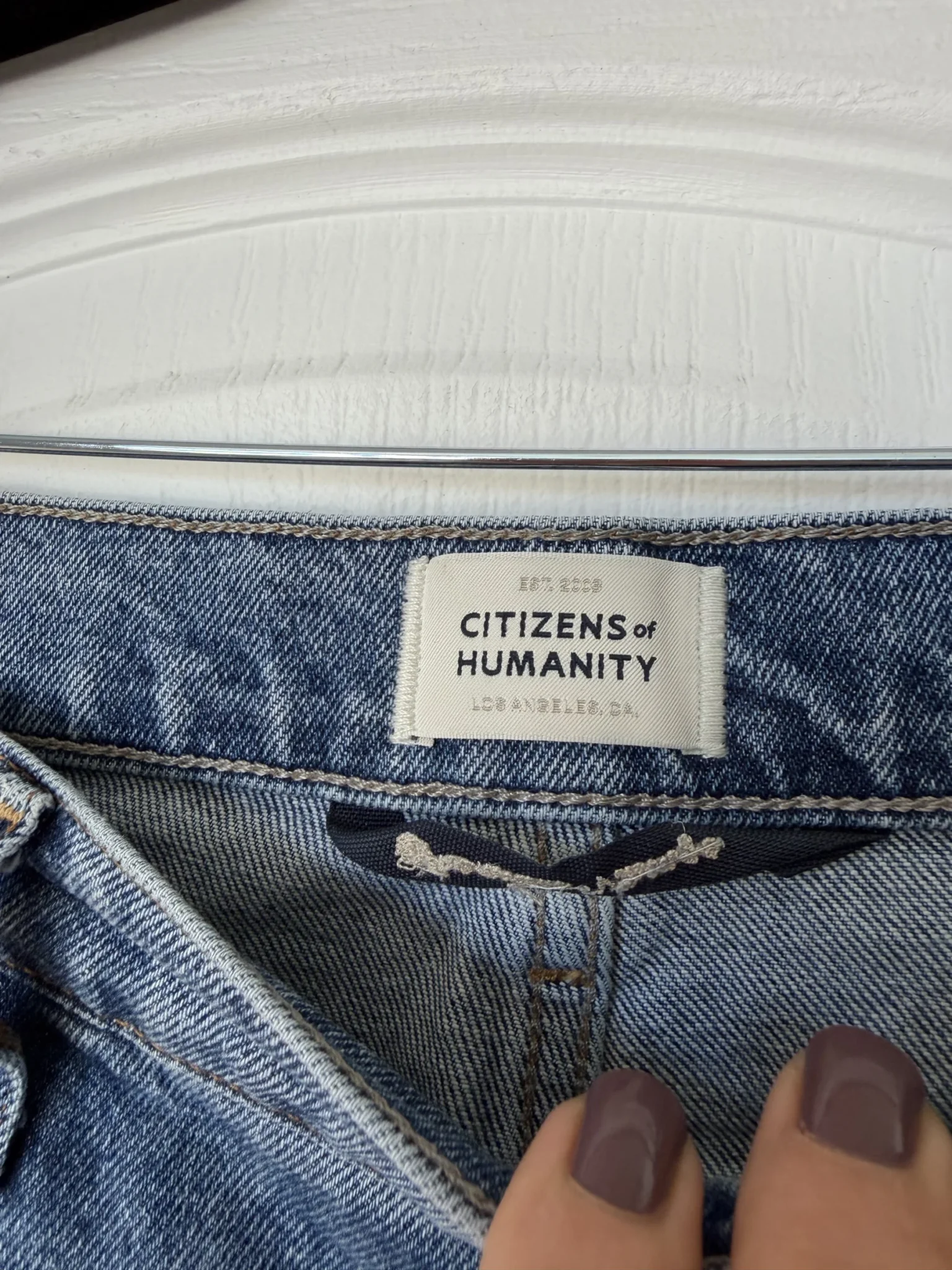 Image for Citizens of Humanity Charlotte Crop jeans, size 27, light blue