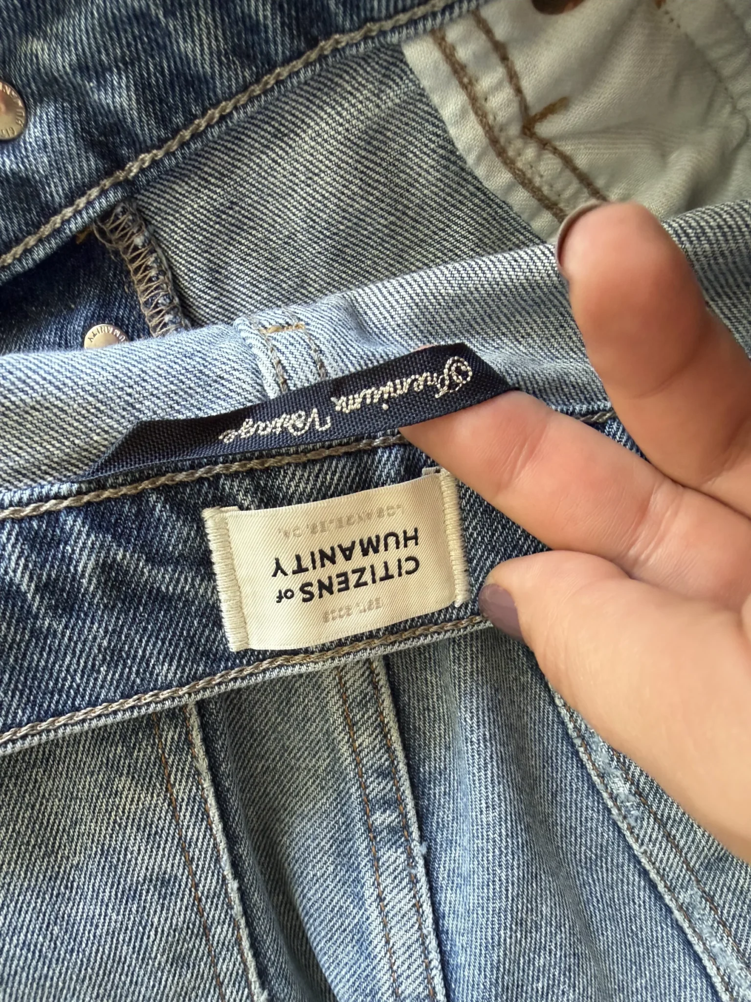 Image for Citizens of Humanity Charlotte Crop jeans, size 27, light blue