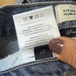 Thumbnail for Citizens of Humanity Charlotte Crop jeans, size 27, light blue