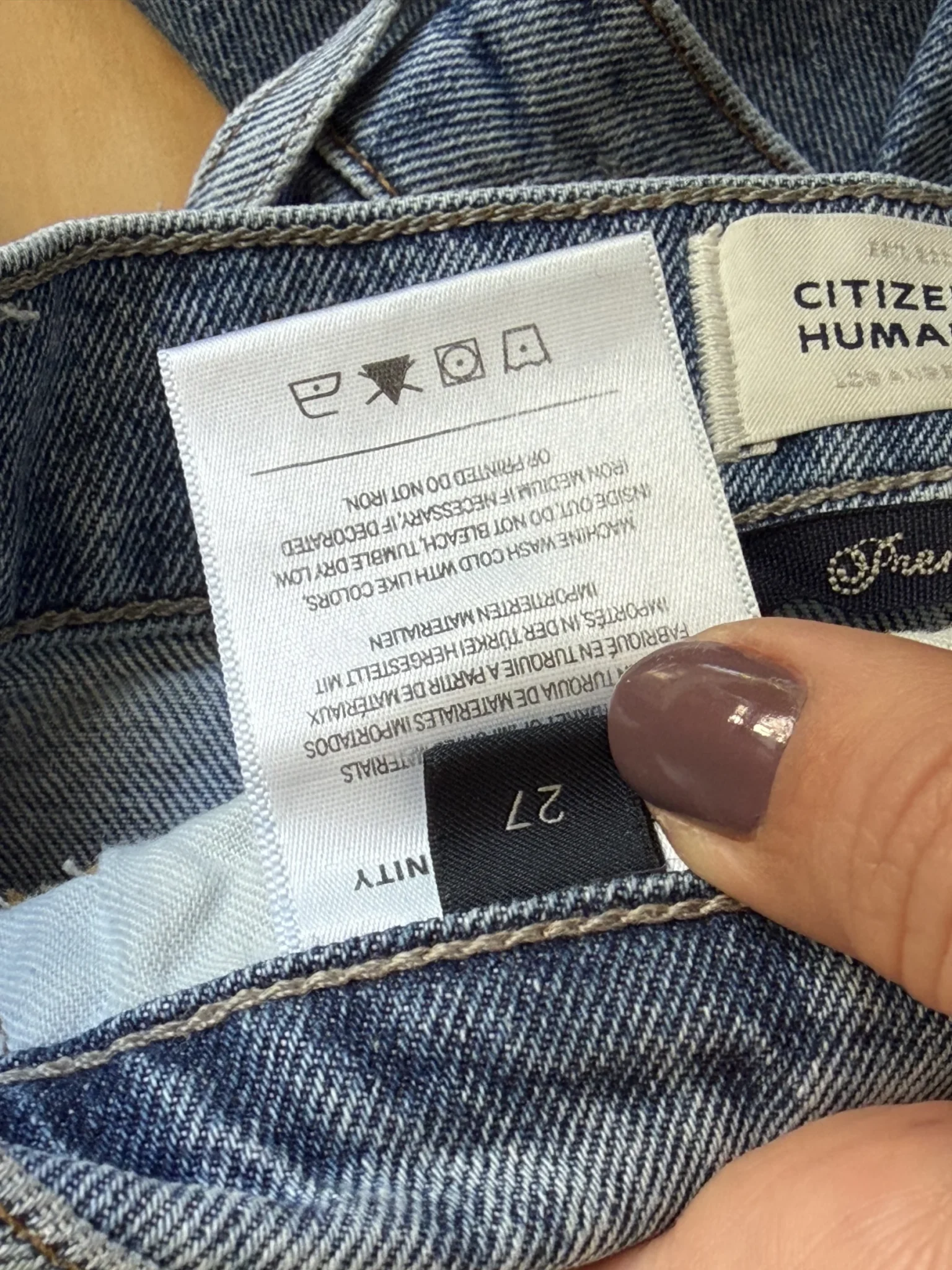 Image for Citizens of Humanity Charlotte Crop jeans, size 27, light blue