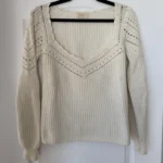 Thumbnail for Sézane Manon jumper, size S, ecru