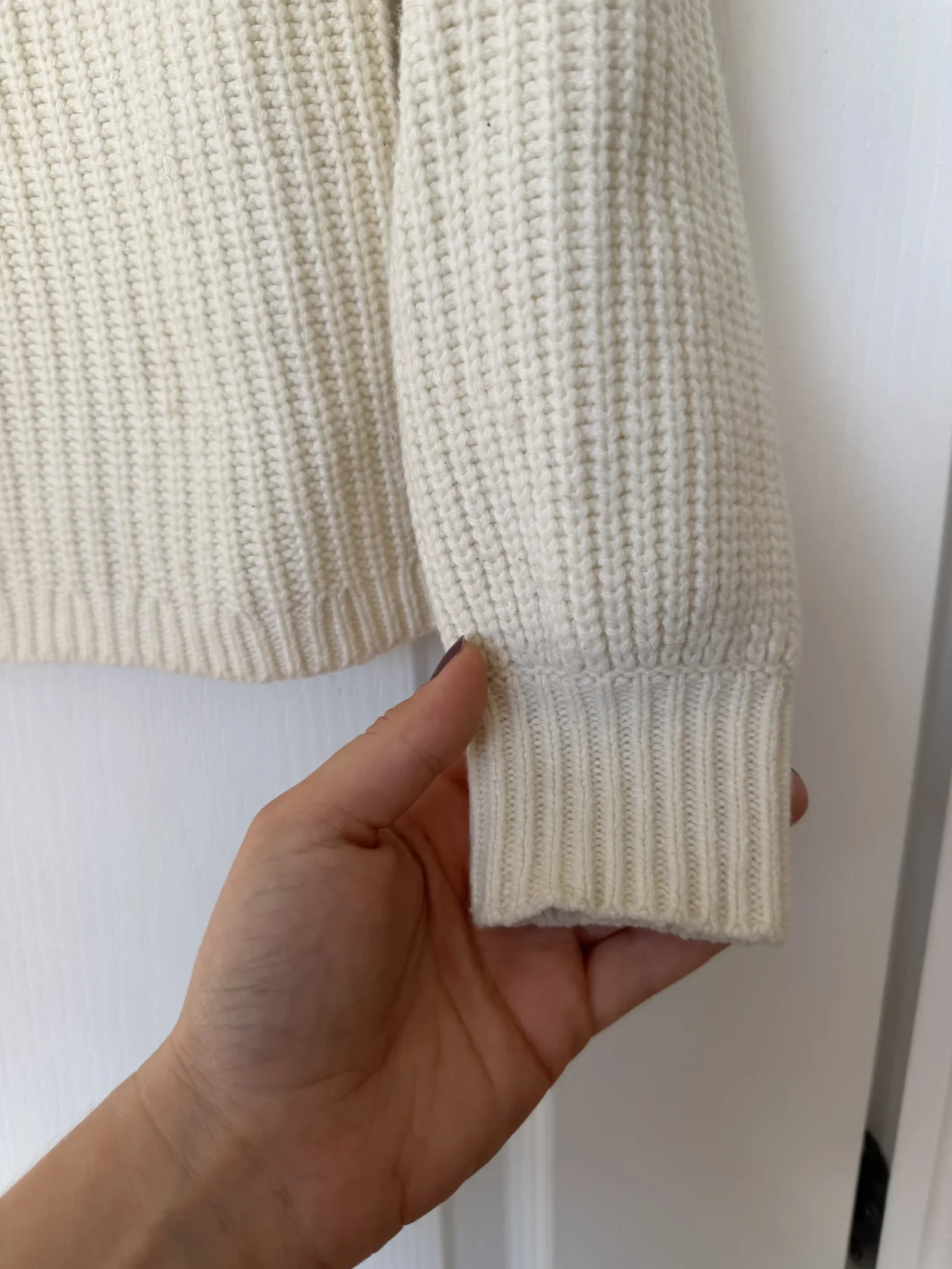 Image for Sézane Manon jumper, size S, ecru