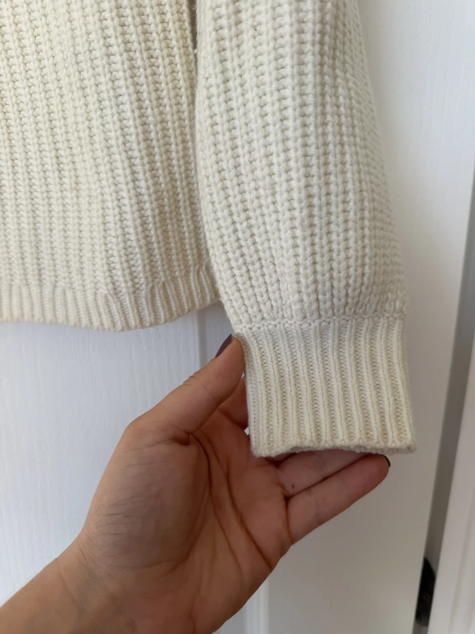Image for Sézane Manon jumper, size S, ecru